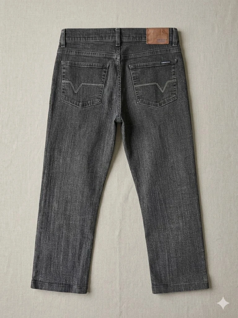 Jeans  Vitamina  gris foncé – Taille 38 M – Très bon état – photo 2